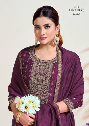 LABEL KHOJ 9682A TO 9684B DESIGNER SALWAR SUIT WHOLESALER IN INDIA